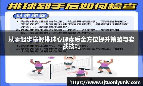 从零起步掌握排球心理素质全方位提升策略与实战技巧